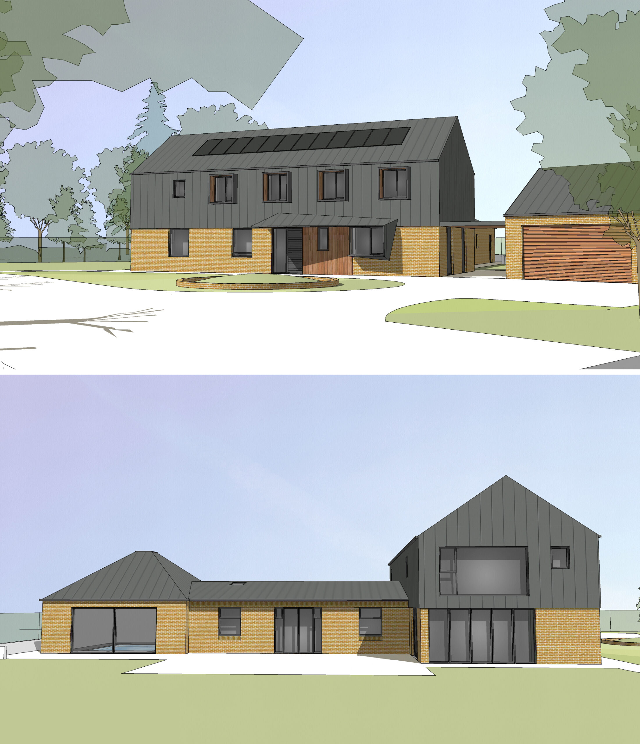 New Classical House, Surrey, New Classical House Architects, Winchester,  London
